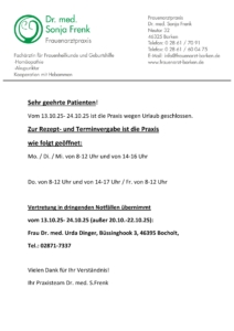 Urlaub Herbst 2025